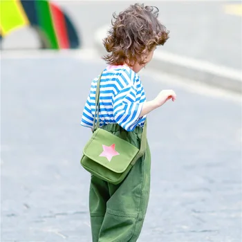 

Korean-style er tong bao 2020 Summer New Style Shoulder Bag Simple Versatile Shoulder Bag Fashion Men and Women Child Baby Acces