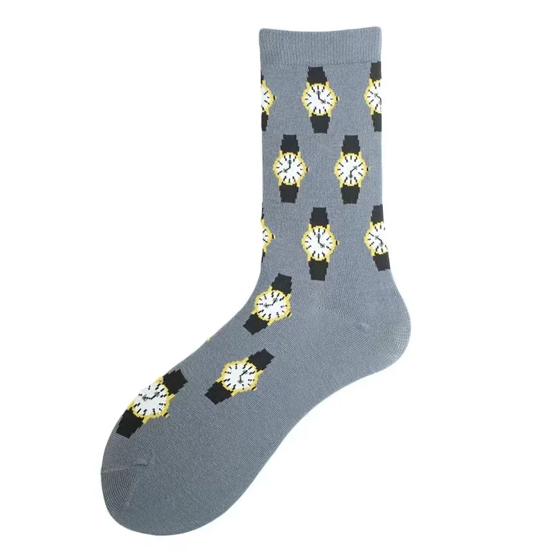 Fashion Cotton Men Socks Breathable All Seasons Socks Comfortable Socks