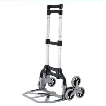 

Stairs on the stairs artifact climb stairs hand cart folding six round small cart shopping cart portable grocery shopping stair