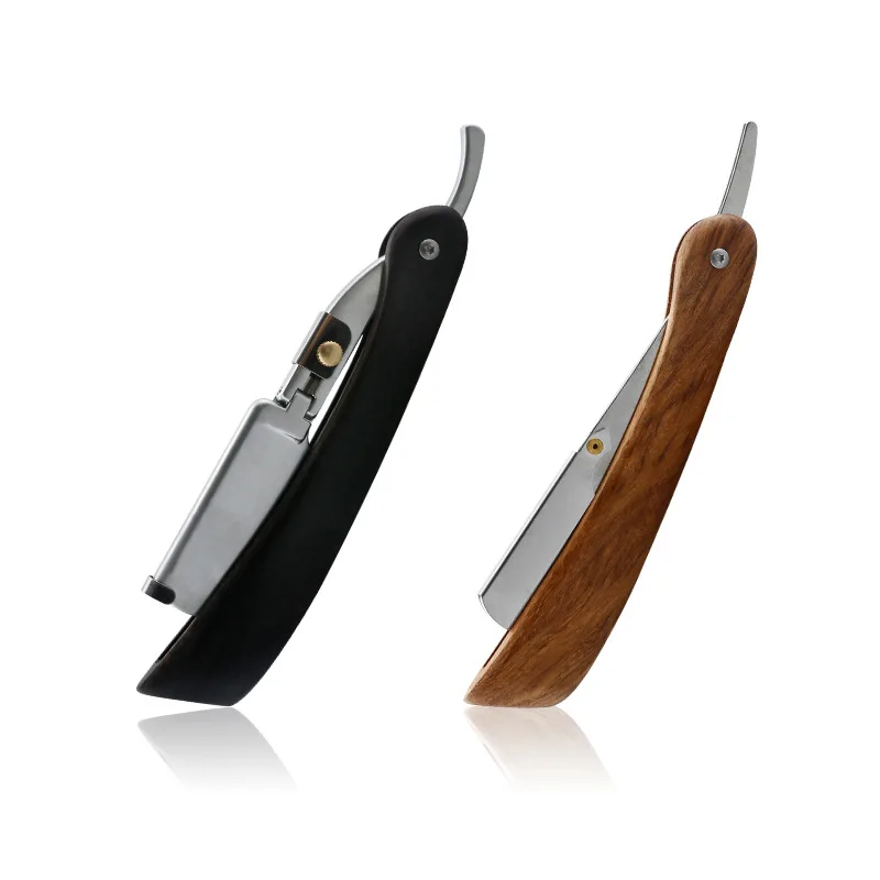 Barber Razor Manual Razor Retro Oil Head Scraper Barber Shop Bald Razor Shave Eyebrow Knives G1111 5