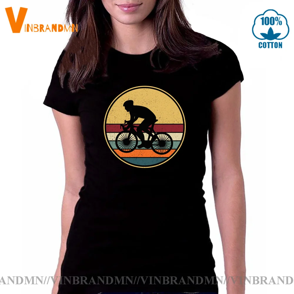 Divertente Mtb Bike T-Shirt Retro Ciclismo Regalo Tee Shirt Vintage Bicicletta Ciclista Donna Mountain Bike Lover Jersey Abbigliamento