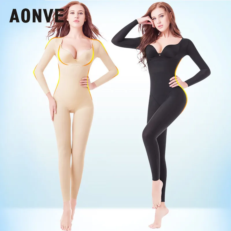 Günstig Aonve Modellierung Gurt Abnehmen Body Volle Körper Shapewear Öffnen Gabelung Ziehen Arm Beine Former Butt Heber Nahtlose Gürtel