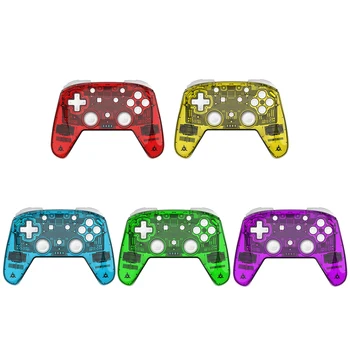 

Wireless Gamepad Joystick Transparent Vibration Somatosensory Gamepad Bluetooth Console for Nintend Switch PRO PC Controller