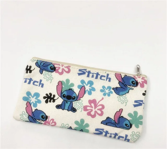 Disney new cute cartoon mickey mouse pattern purse casual student girl canvas sundries storage bag women cosmetic bag - Цвет: 7