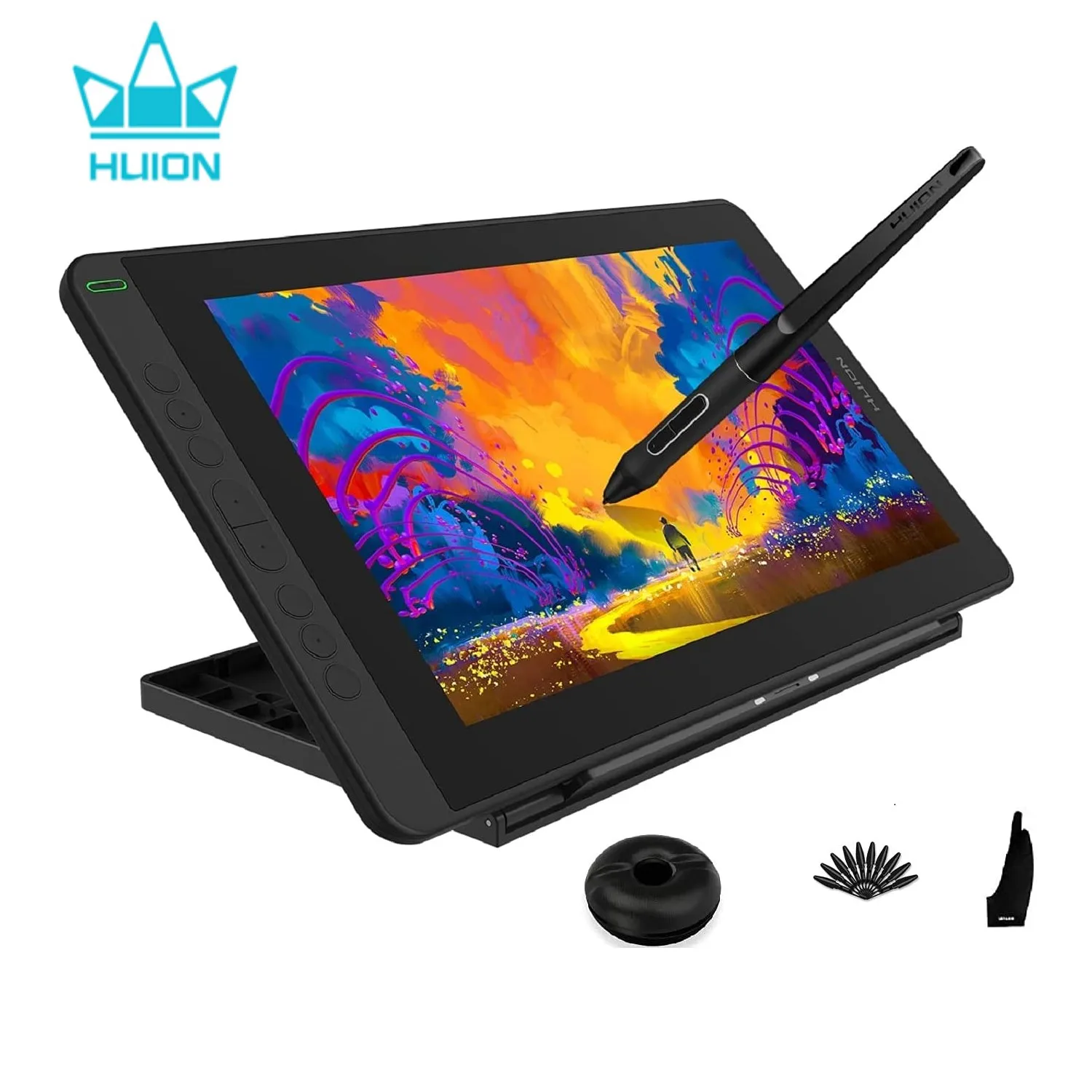Графический планшет HUION Kamvas 12 ультратонкий с ламинированным покрытием стилус без