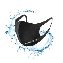 3D Anti-haze Black Mouth Mask Windproof Dust-proof Washable Reusable Anti Flu Dust Masks Health Care