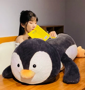 

new anime penguin doll plush toy giant animal penguin bear toys super soft cute pillow sleeping bed gift 47inch 120cm DY50889