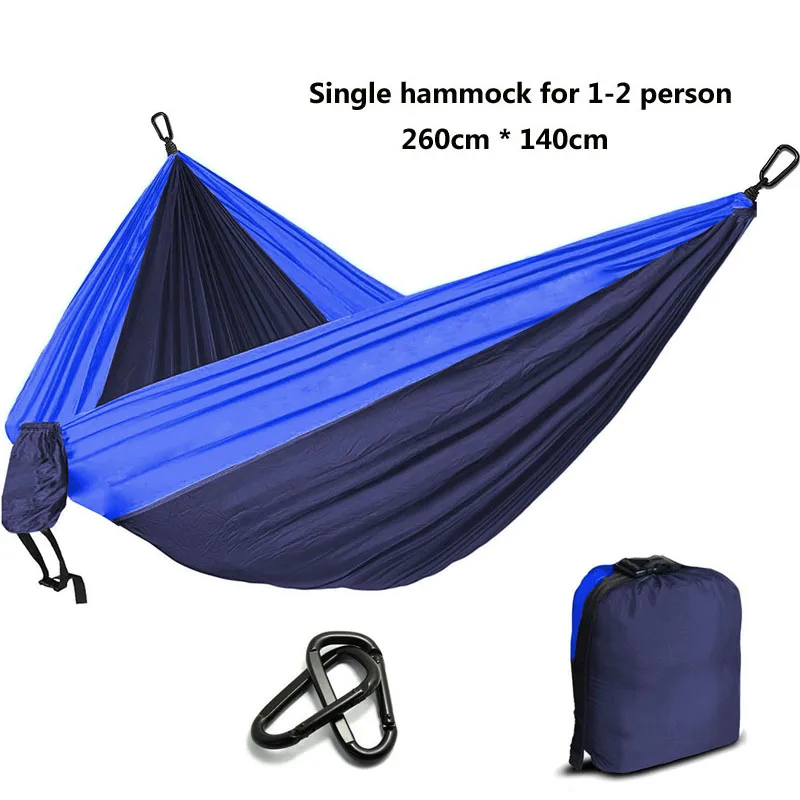 Royalblue and Blue Гамак-парашют для кемпинга выживания садовая уличная мебель Досуг Спящая Hamaca путешествия двойной гамак 300*200 см - Цвет: Royalblue and Blue