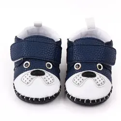 Милая детская обувь; обувь для новорожденных мальчиков и девочек; мягкая Нескользящая детская обувь с рисунком животных