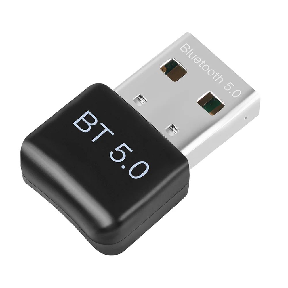 Adaptador receptor y transmisor USB inalámbrico, Dongle Bluetooth de Audio para oficina, suministros de ordenador para el cuidado de la computadora, 5,0