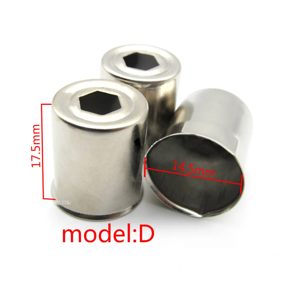 5 Pcs Steel Cap Microwave Oven Replacement Rust-Proof Round Hole Magnetron Tone 