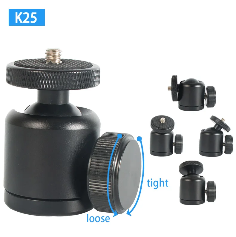 Professional 360°Swivel 1/4 Tripod Ball Head with Quick Release Plate for Camera monopod Selfie Stick Professional 360°Swivel 1/4 Tripod Ball Head with Quick Release Plate for Camera monopod Selfie Stick