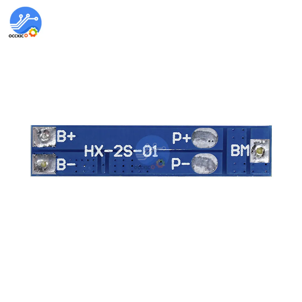 Защитная плата для зарядки литий ионных батарей BMS 2S 5A 7 4 V 8 эквалайзер ионной
