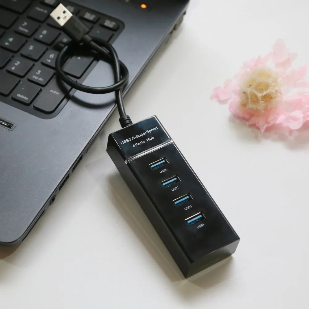 5 Гбит/с usb 3,0 концентратор 4 порта usb-хаб высокоскоростной Мульти usb порт разветвитель 3 хаба для ноутбуков ПК Компьютерные аксессуары концентратор usb 3,0