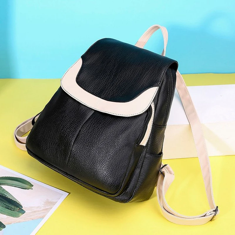 Роскошный брендовый женский рюкзак высокого качества из искусственной кожи Многофункциональный Повседневный Модный женский рюкзак дорожная сумка