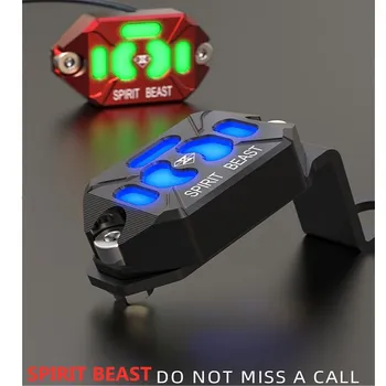 

Spirit Beast motorcycle mobile phone call sensor motorbike accessories light call reminder Bluetooth connection free shipping