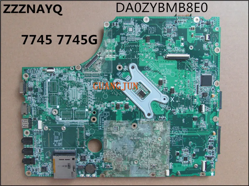 PALUBEIRA Laptop Motherboard for acer 7745 7745G MBPTZ06001 DA0ZYBMB8E0 MB.PTZ06.001 DDR3 mainboard full Tested