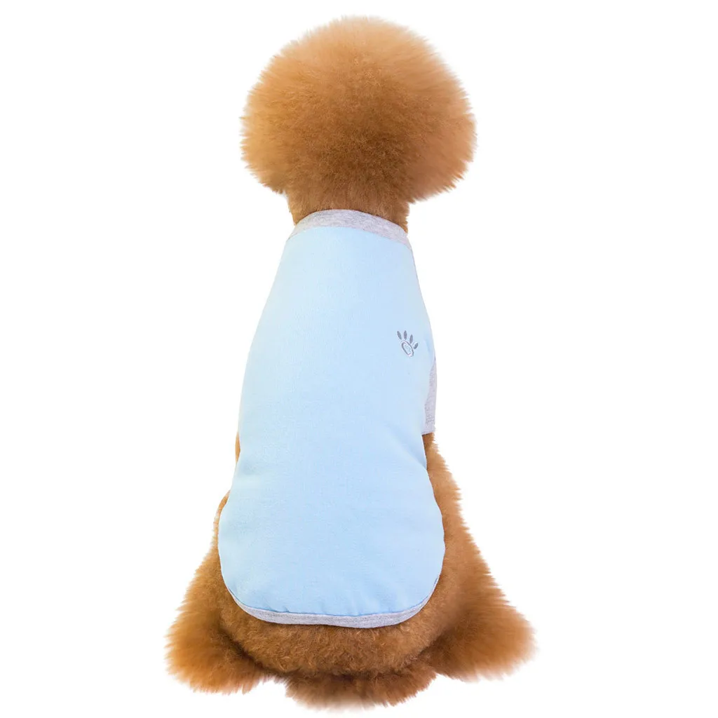 Футболка с Мопсом Одежда для собак породы Йоркширский терьер костюмы щенков