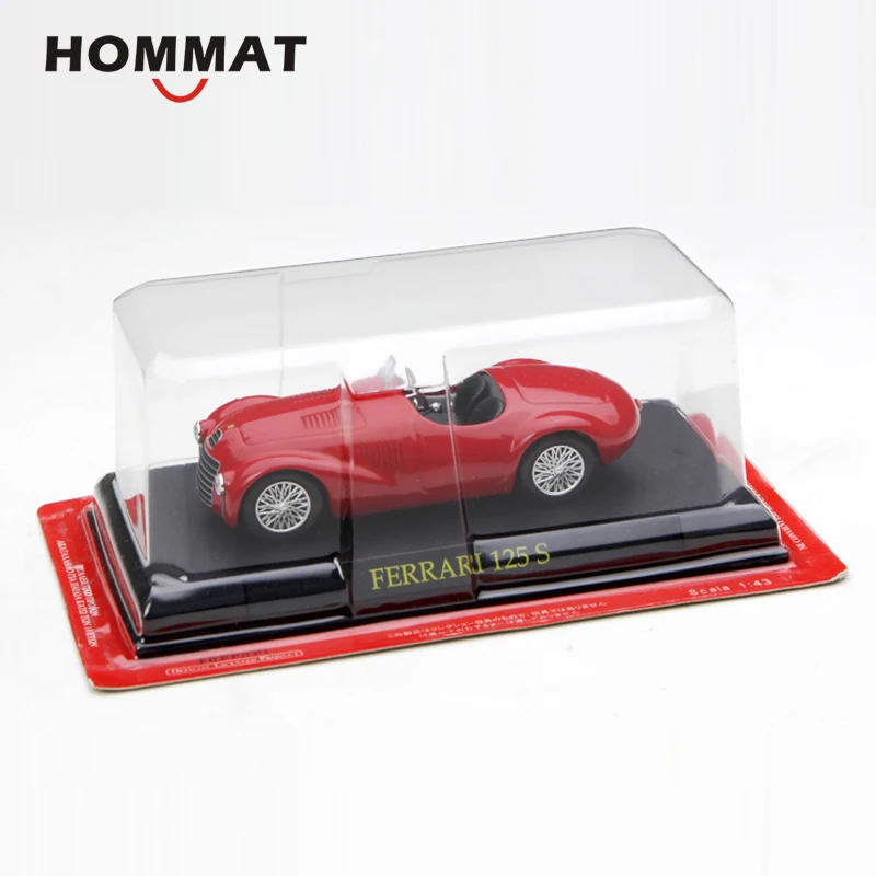 HOMMAT 1:43 винтажные весы 125 S модель спортивного автомобиля сплав металл с подставкой литая модель игрушечного автомобиля Модель автомобиля подарок игрушки для детей