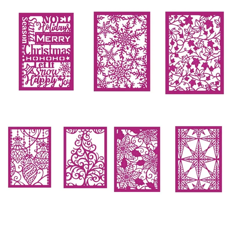 

Christmas background board Metal cutting dies cut mold Scrapbook paper craft knife mould blade punch stencils