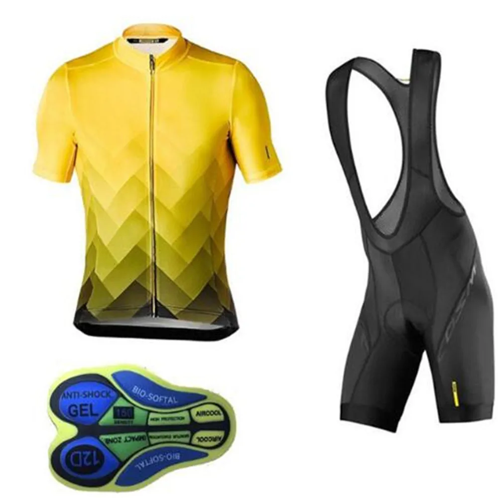 Командная синяя одежда для велоспорта MAVIC, велосипедная Джерси, Ropa, быстросохнущая мужская летняя спортивная одежда для велоспорта, 12D гелевая подкладка, велосипедные шорты