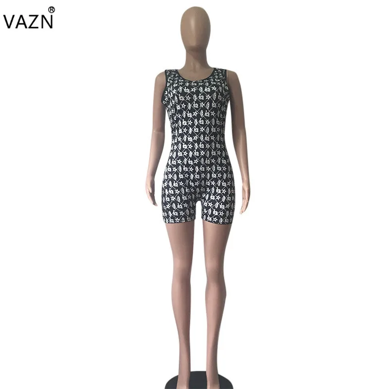VAZN ONF8829 High Stret Free, высокое качество, для молодых людей, Повседневный, круглый вырез, рукав на бретелях, для женщин, высокая талия, эластичный тренировочный костюм, спортивные костюмы