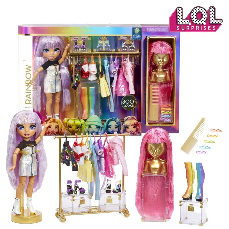 includes FREE Exclusive Doll with Rainbow of Fashi Rainbow High Fashion Studio 
