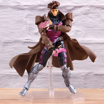 

Gambit Remy Etienne LeBeau PVC Collectible Action Figure Marvel X-Men Model Toy Revoltech NO.012 Gambit Statue