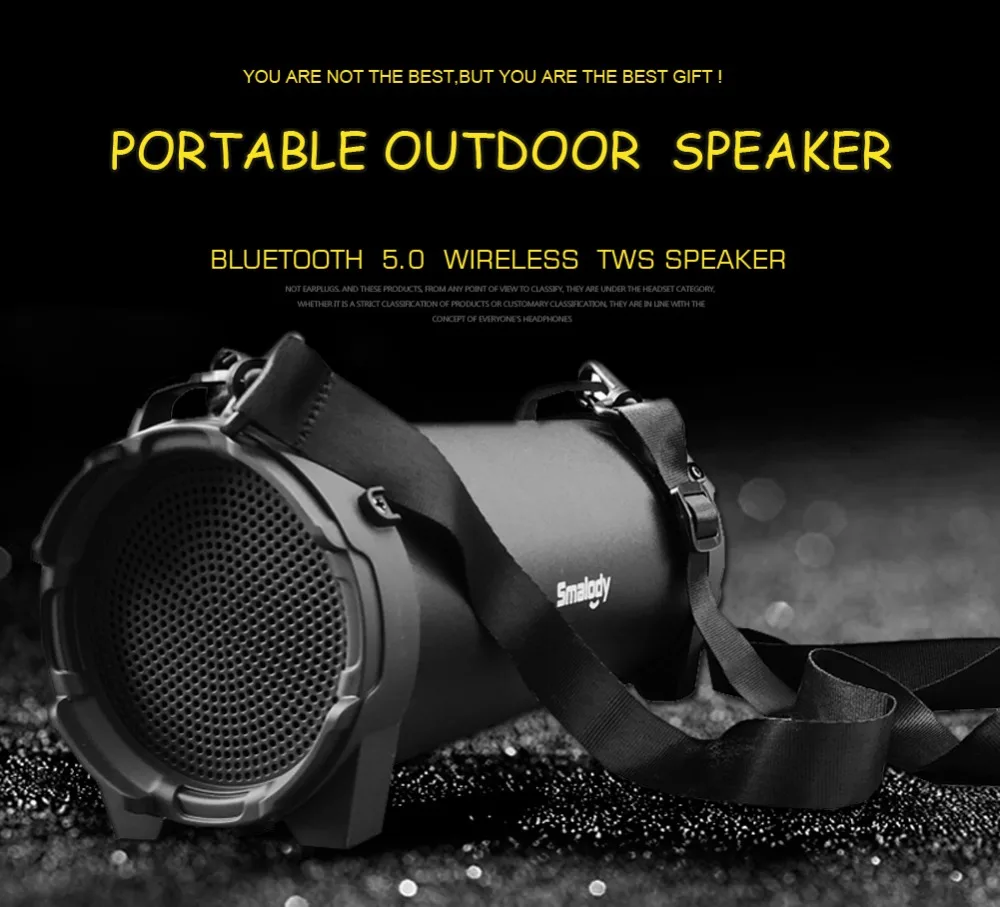 

Portable speaker column Bluetooth sound bar subwoofer speaker outdoor barrel FM radio system music speaker computer caixa de som