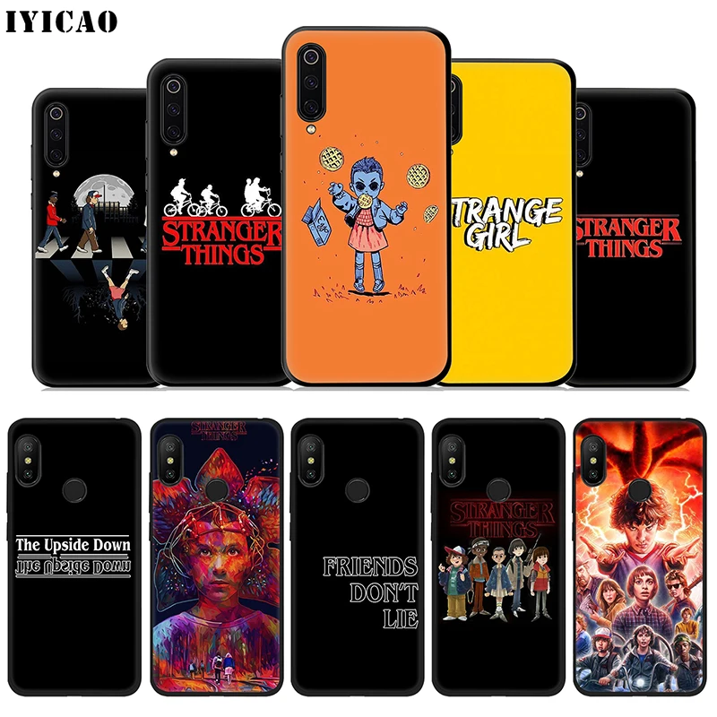 Мягкий чехол IYICAO Stranger Things Tv Show для Xiaomi Mi A3 A2 A1 10 9T CC9E CC9 9 8 6 Se Lite F1 5X 6X MiA1 MiA2 MiA3 |