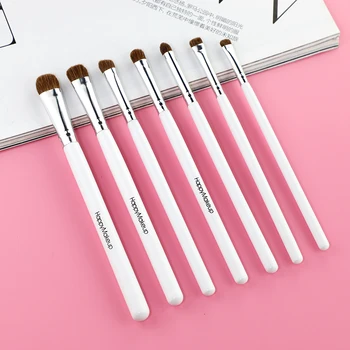 

7 PCS HappyMakeup foundation blending professional eye Makeup Brushes Pure Horse Eye Makeup Brush Smokey Makeup Eye Shadow Brush