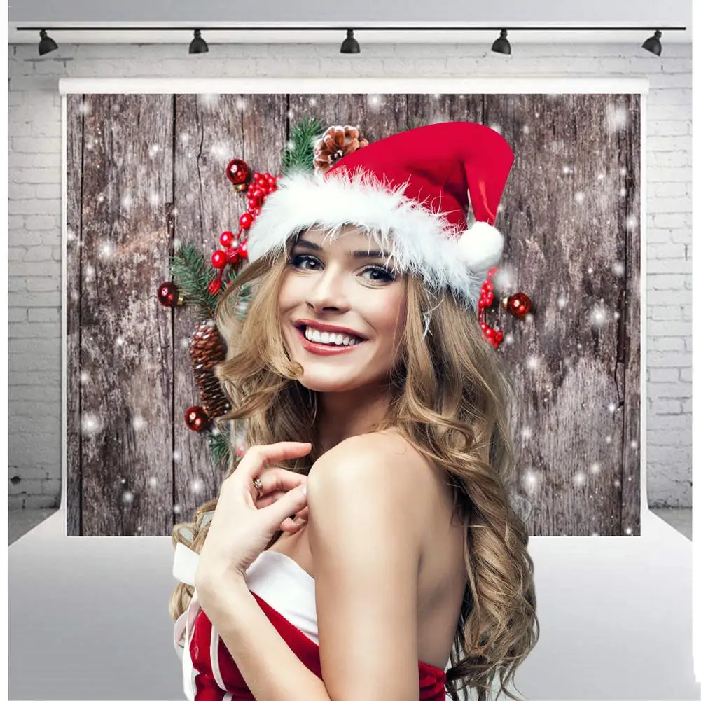 

210x83 Christmas Backdrop Winter Wreath Gift Xmas Socks Photography Background Photo Studio Photobooth Shoot Photophone Props