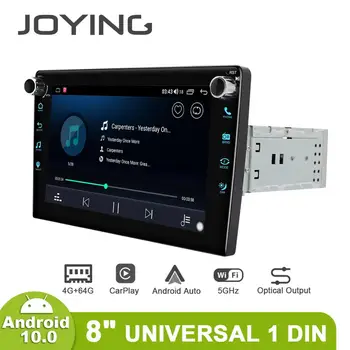 

Andrioid 10.0 single din universal car radio 8 inch 1280*720 IPS screen 4GB RAM+64GB ROM GPS Navigation head unit support 3G/4G