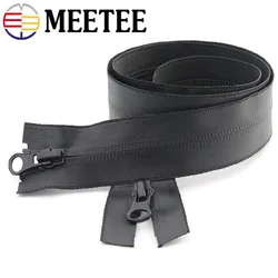 2/5 шт. металлическая молния 3#40/50/60/70 см с открытым концом Meetee застежка-молния для шить сумки кошелек пуховик, куртка, юбка, Костюмы швейные принадлежности ZA058