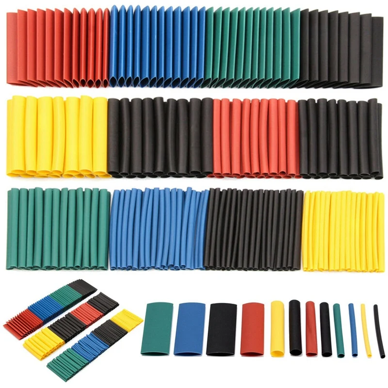 

1060Pcs Heat Shrink Tubing Insulation Shrinkable Tube 2:1 Wire Cable Sleeve Kit