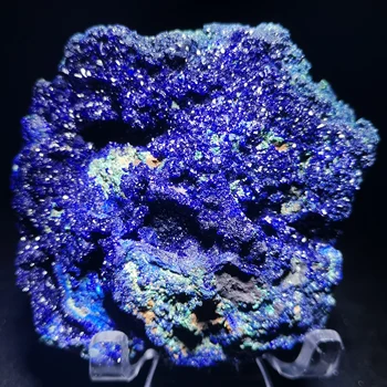 

155.5gRare natural quartz crystal natural azurite Malachite gemstone paragenetic stone aural energy healing mineral samples·