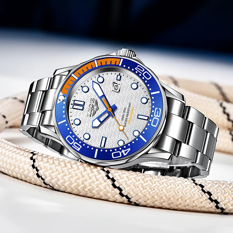 LIGE Luxury Fashion Men Watch Brand Waterproof luminous Watch For Men Clocks Business Sport Quartz Wristwatch Relogio Masculino