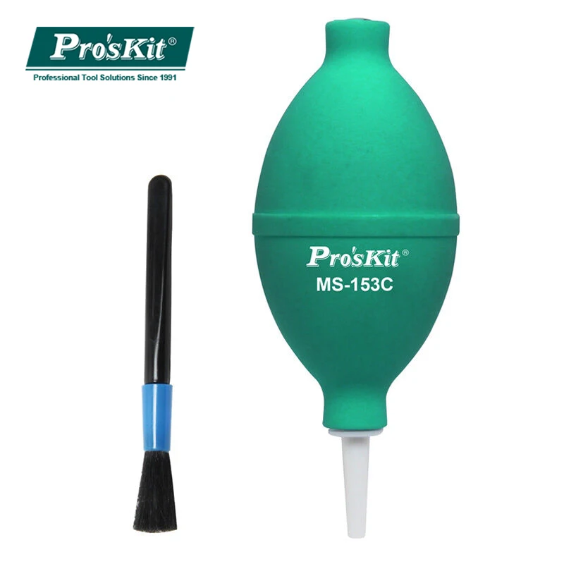 Pro'skit MS-153C ПВХ очистки пыли шар воздушный вентилятор, выдувной шар щетка насоса для объектива камеры фильтр ЭМОС компьютер CCD ЖК-экран
