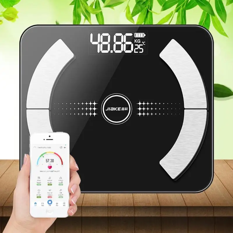 Smart Voice lcd Bluetooth приложение напольные весы usb зарядка электронные весы
