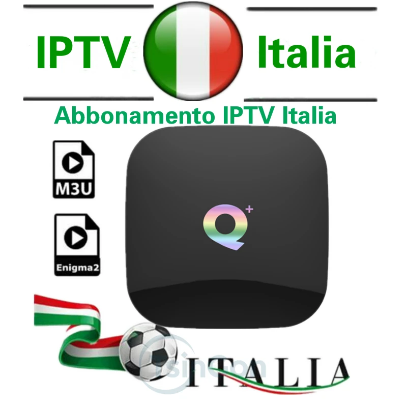 

Q+ Box Italy IPTV Subscription 4000+Live Super Italia Germany UK US Albania Turkey M3U Android Enigma2 Smart Android TV Box