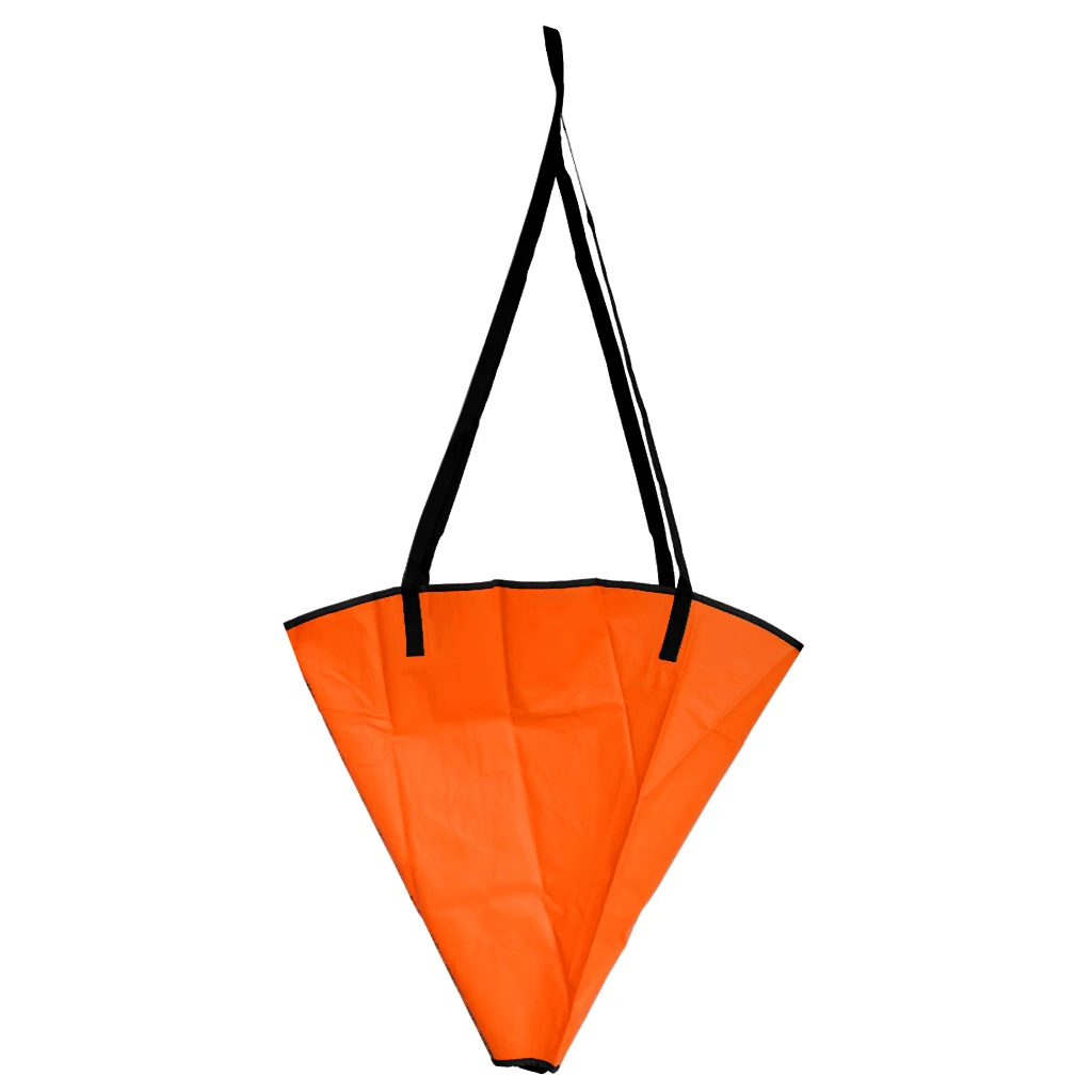 32`` Orange PVC  Sock Sea Anchor Drogue, Sea Brake Fits Boats Up To 20`