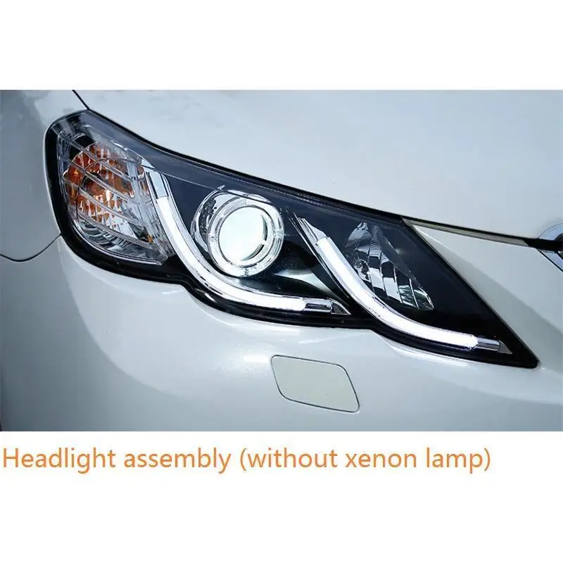 MODEL T Дневные ходовые автозапчасти Drl Luces Led Para Авто Cob фары Задние Автомобильные фары в сборе 10 11 12 13 для Toyota MARK X - Цвет: MODEL T