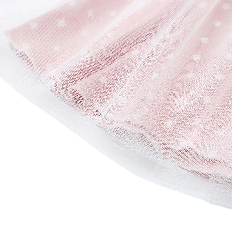 Летнее Детское платье для девочек, повседневный стиль, расклешенный рукав, принт со звездой, костюм детские, для малышей сетчатые платья, на возраст 3 до 36 месяцев