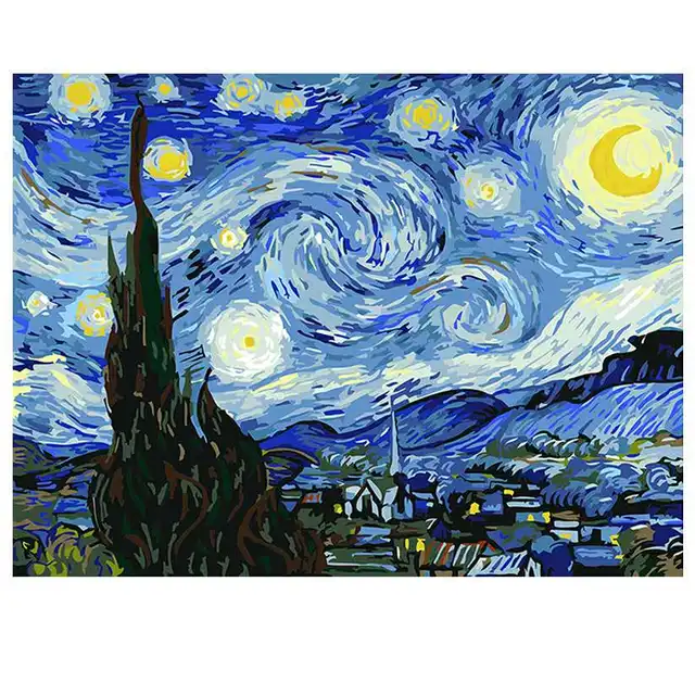 Starry Sky Adult Paint By Number Kits 1