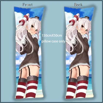 

Anime Dakimakura Body Pillow Case hantai collection KanColle shimakaze cover Home Decoration Pillowcases Printed long