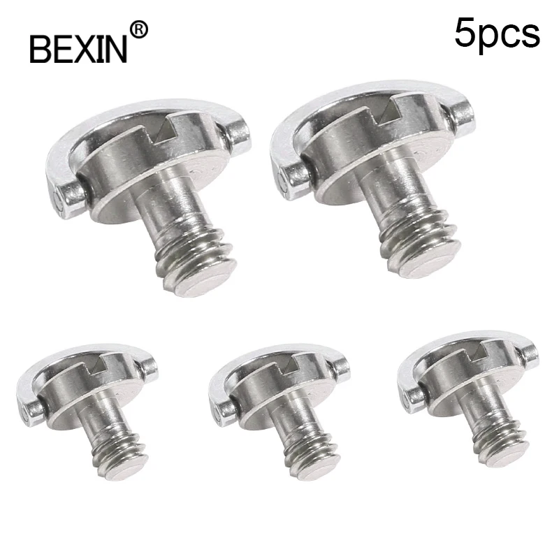 Bexin 1/4 &quotUNC щелевой Складной D шуруп с кольцом дюймов камера винт адаптер