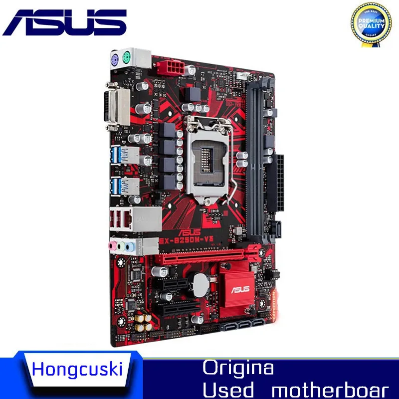 para Asus Ex-b250m-v3 Desktop Placa-mãe Soquete Lga 1151 Ddr4 B250 Sata3 Usb3.0 Placa-mãe - Imagem 5