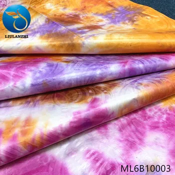 

LIULANZHI african bazin fabrics 5yards riche getzner Tie-dyed fabrics High quality nigerian bazin broderie for dress ML6B100