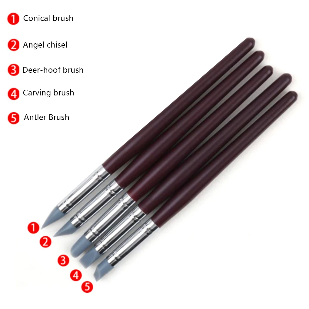 5 шт. инструменты для нейл-арта глина резьба скульптура лепки торта ремесло