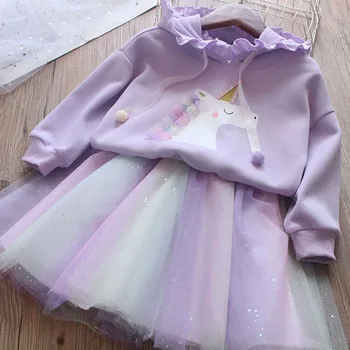 

2020 Autumn Winter Toddler Girls Clothing Long Sleeve Princess Dress Kids Dresses For Girls Costume Children Clothing 3 4 7 Year